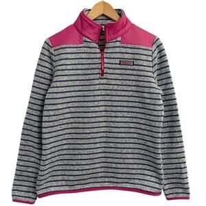 Vineyard Vines 1/4 Zip Striped Pullover - Women's XS